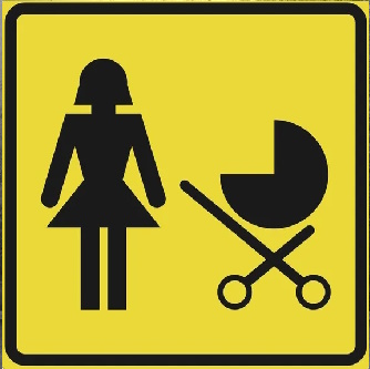 Тактильная пиктограмма «Доступность для матерей с колясками»